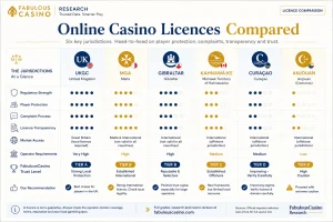 Online Casino Licences Compared