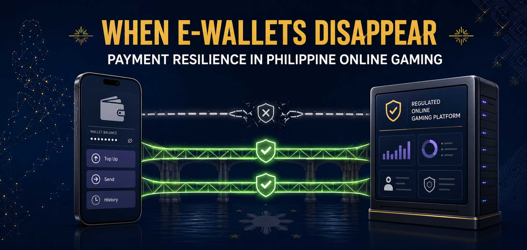 E-wallet connected to a regulated Philippine online gaming platform through resilient payment routes