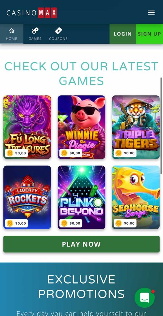 casinomax homepage