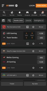 esports betting online
