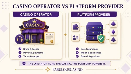 Casino operator vs platform provider responsibilities explained