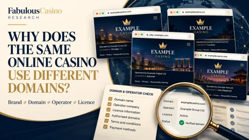 Why Does the Same Online Casino Use Different Domains