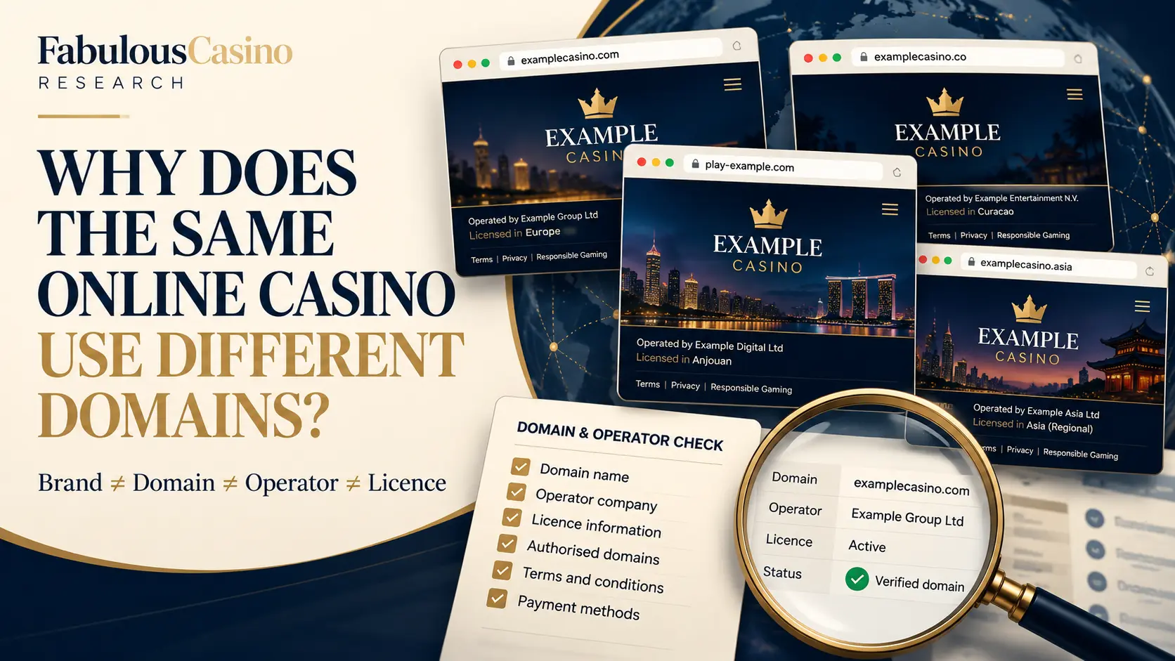 Why Does the Same Online Casino Use Different Domains
